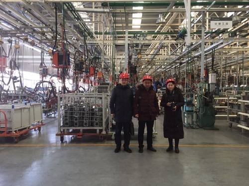四川达州市职业教育协会会长一行到北汽福田各事业部进行实地考察